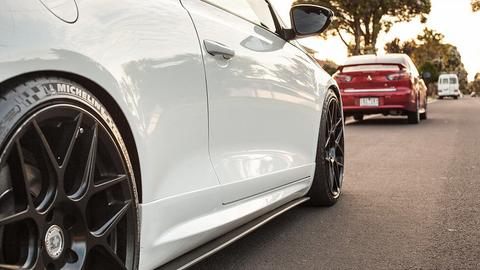 Flow Designs VW SCIROCCO PFL SIDE SPLITTER - V-Tech Australia | VW & Audi Performance Parts