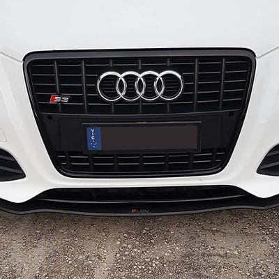 Flow Designs Audi 8P2 S3 Front Splitter + Aero Spacers - V-Tech Australia | VW & Audi Performance Parts