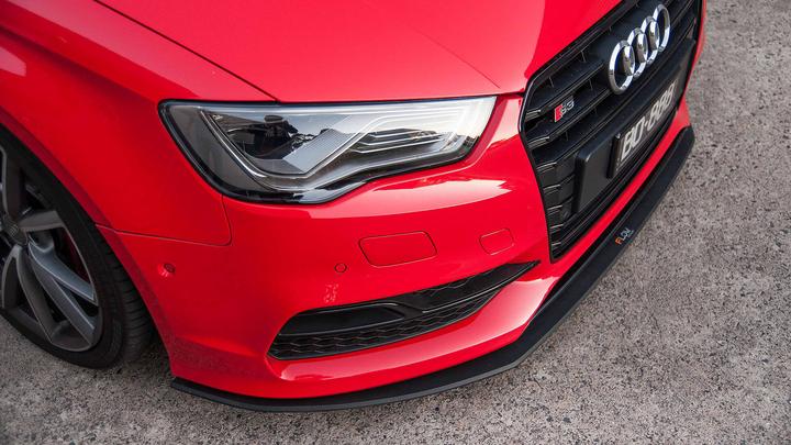 Flow Designs AUDI S3 8V PFL SEDAN FRONT SPLITTER - V-Tech Australia | VW & Audi Performance Parts
