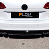 Flow Designs VW MK7 Golf R Wagon Rear Valance Set (3 Piece) - V-Tech Australia | VW & Audi Performance Parts