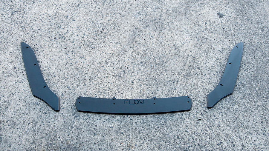 Flow Designs VW MK7 Golf R Wagon Rear Valance Set (3 Piece) - V-Tech Australia | VW & Audi Performance Parts