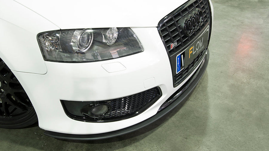 Flow Designs AUDI S3 8P PFL HATCH FRONT SPLITTER - V-Tech Australia | VW & Audi Performance Parts