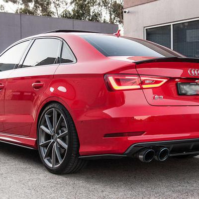 Flow Designs AUDI S3 8V PFL SEDAN REAR VALANCE KIT - V-Tech Australia | VW & Audi Performance Parts