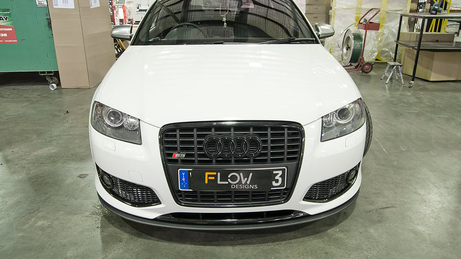 Flow Designs AUDI S3 8P PFL HATCH FRONT SPLITTER - V-Tech Australia | VW & Audi Performance Parts