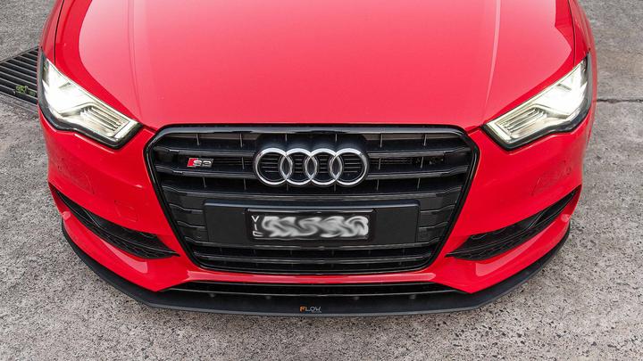 Flow Designs AUDI S3 8V PFL SEDAN FRONT SPLITTER - V-Tech Australia | VW & Audi Performance Parts