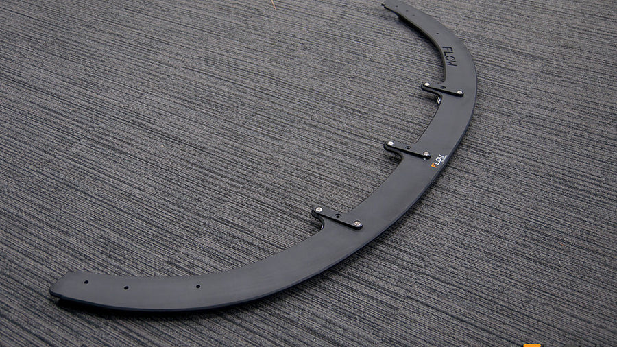 Flow Designs VW MK5 Golf R32 Front Splitter + Aero Spacers - V-Tech Australia | VW & Audi Performance Parts