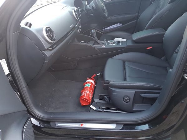 Kap Industries Fire Extinguisher Bracket Audi RS3 8V - V-Tech Australia | VW & Audi Performance Parts
