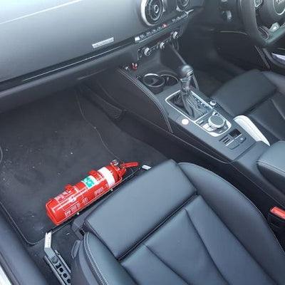 Kap Industries Fire Extinguisher Bracket Audi RS3 8V - V-Tech Australia | VW & Audi Performance Parts