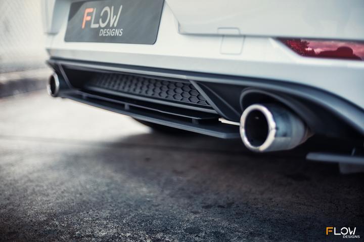 Flow Design VW MK7.5 GOLF GTI REAR VALANCE & FAIRING - V-Tech Australia | VW & Audi Performance Parts