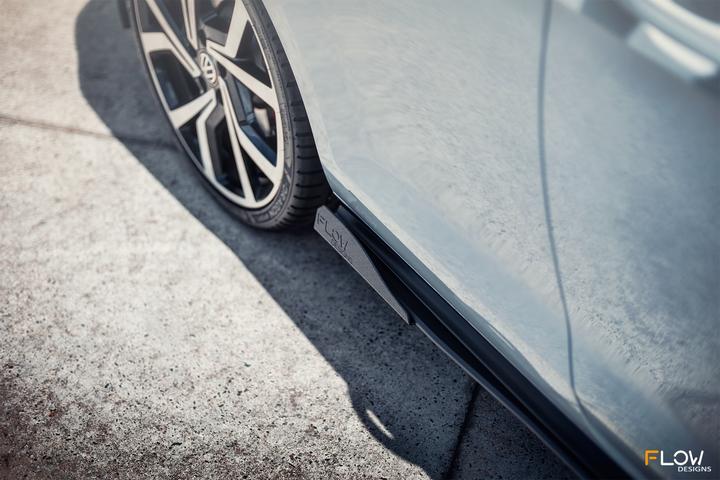 Flow Designs VW MK7.5 GOLF GTI SIDE WINGLETS (PAIR) - V-Tech Australia | VW & Audi Performance Parts