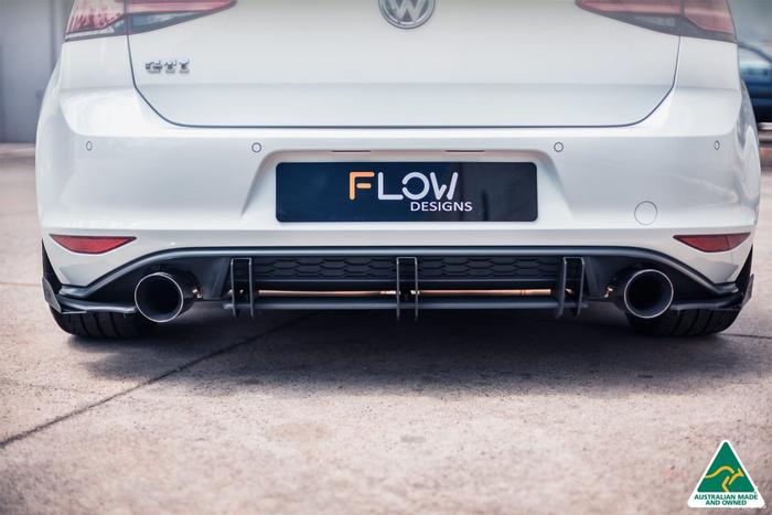 Flow Designs - VW MK7 Golf GTI Flow-Lock Rear Diffuser
