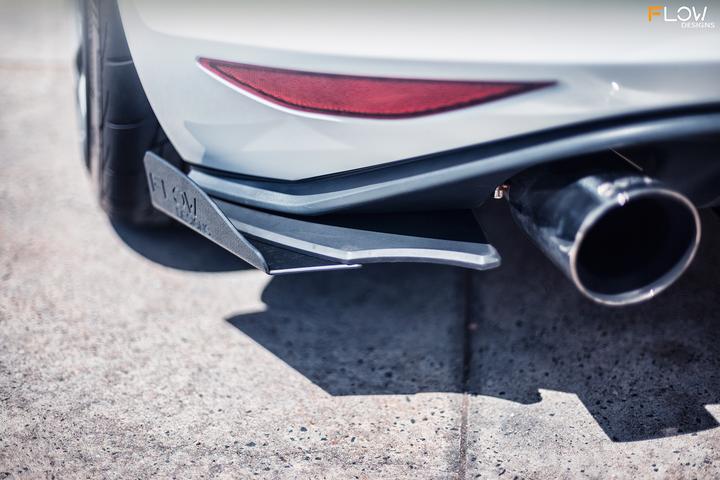 Flow Designs VW MK7 GOLF GTI REAR SPAT WINGLETS (PAIR) - V-Tech Australia | VW & Audi Performance Parts