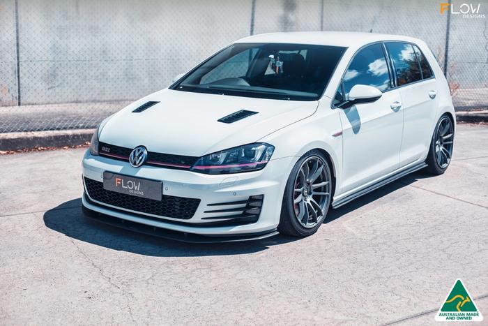 Flow Designs - MK7 Golf GTI Front Lip Splitter & Bumper Reinforcement Bracket