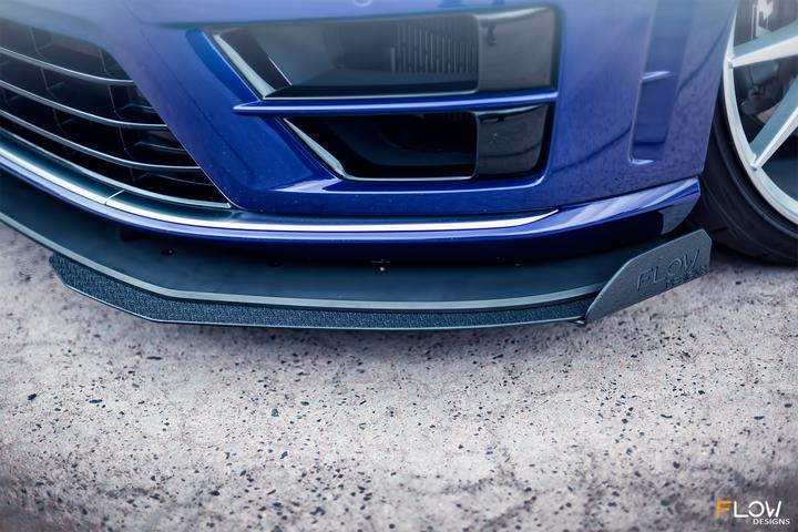 Flow Designs VW MK7 GOLF R FRONT SPLITTER WINGLETS (PAIR) - V-Tech Australia | VW & Audi Performance Parts