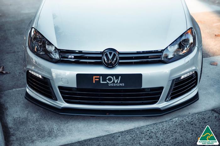 Flow Designs - VW MK6 Golf R Front Lip Splitter & Aerospacers V3