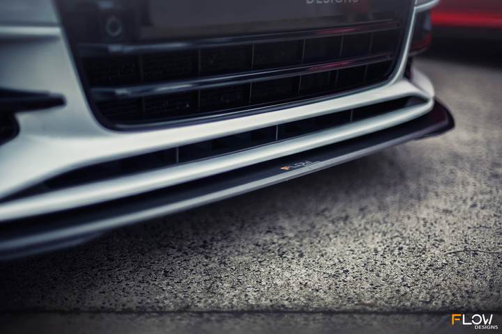 Flow Designs AUDI S3 8V PFL SPORTBACK FULL SPLITTER SET - V-Tech Australia | VW & Audi Performance Parts