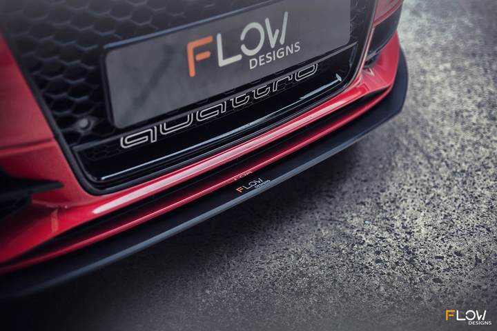 Flow Designs AUDI S3 8V PFL SPORTBACK FRONT SPLITTER - V-Tech Australia | VW & Audi Performance Parts