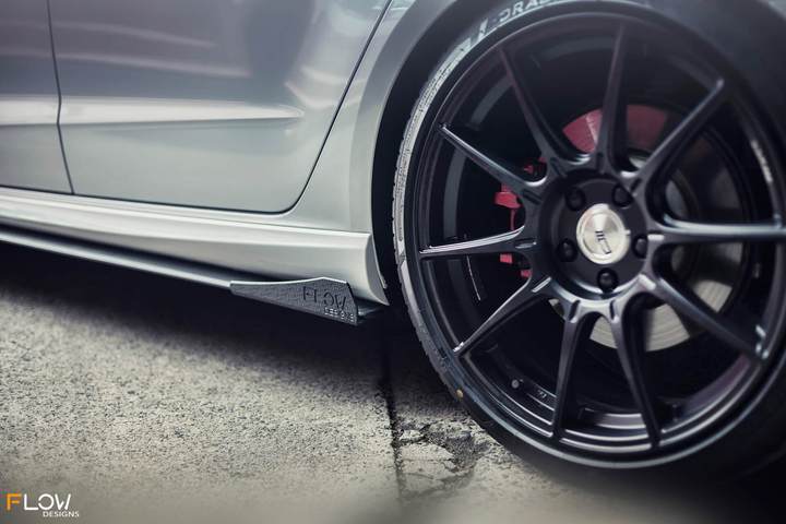Flow Designs AUDI S3 8V PFL SPORTBACK FULL SPLITTER SET - V-Tech Australia | VW & Audi Performance Parts
