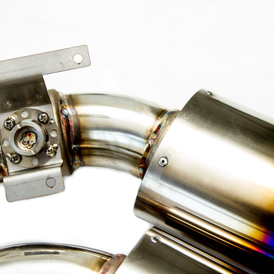 Invidia Catback Exhaust suit Golf R Mk7 suit Factroy Valves, Oval Ti Rolled Tips