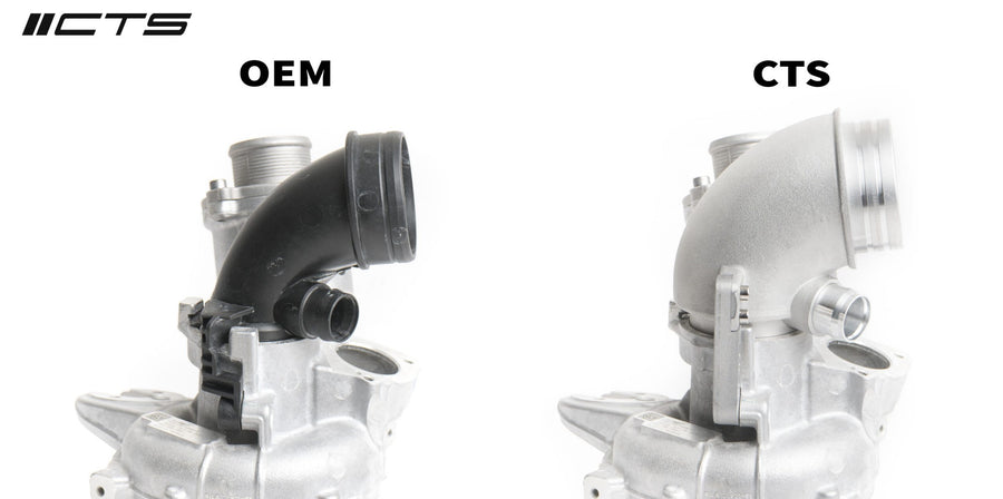 CTS Turbo MQB High Flow Turbo Inlet Pipe - V-Tech Australia | VW & Audi Performance Parts