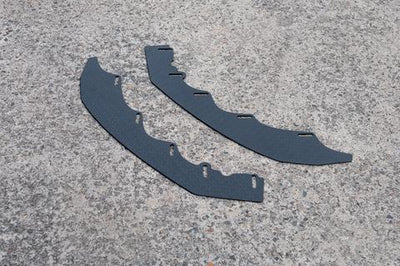 Flow Designs VW MK7.5 GOLF GTI FRONT SPLITTER EXTENSIONS (PAIR) - V-Tech Australia | VW & Audi Performance Parts