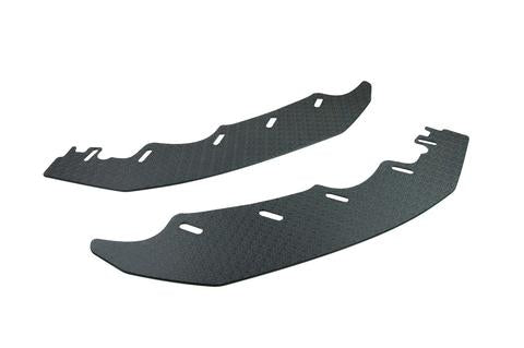 Flow Designs VW MK7 GOLF GTI FRONT SPLITTER EXTENSIONS (PAIR) - V-Tech Australia | VW & Audi Performance Parts