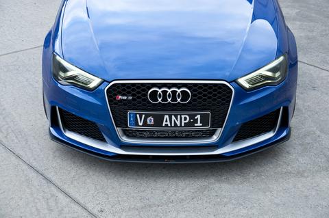 Flow Designs AUDI RS3 8V PFL HATCH FRONT SPLITTER V1 - V-Tech Australia | VW & Audi Performance Parts