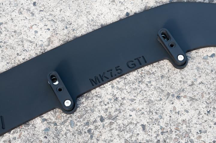 Flow Designs VW MK7.5 GOLF GTI FRONT SPLITTER & AEROSPACERS - V-Tech Australia | VW & Audi Performance Parts