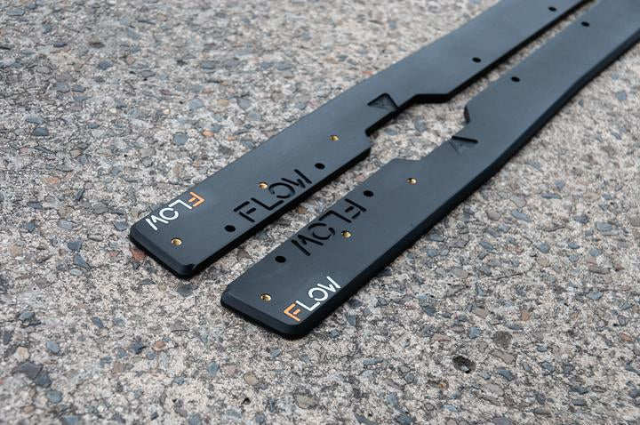 Flow Designs VW MK7.5 GOLF GTI SIDE SPLITTERS (PAIR) - V-Tech Australia | VW & Audi Performance Parts