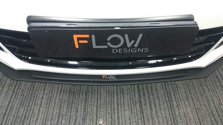 Flow Designs VW SCIROCCO PFL FRONT SPLITTER (2 PIECE) - V-Tech Australia | VW & Audi Performance Parts