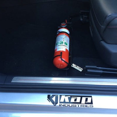 Kap Industries Fire Extinguisher Bracket Volkswagen MK5 Golf - V-Tech Australia | VW & Audi Performance Parts
