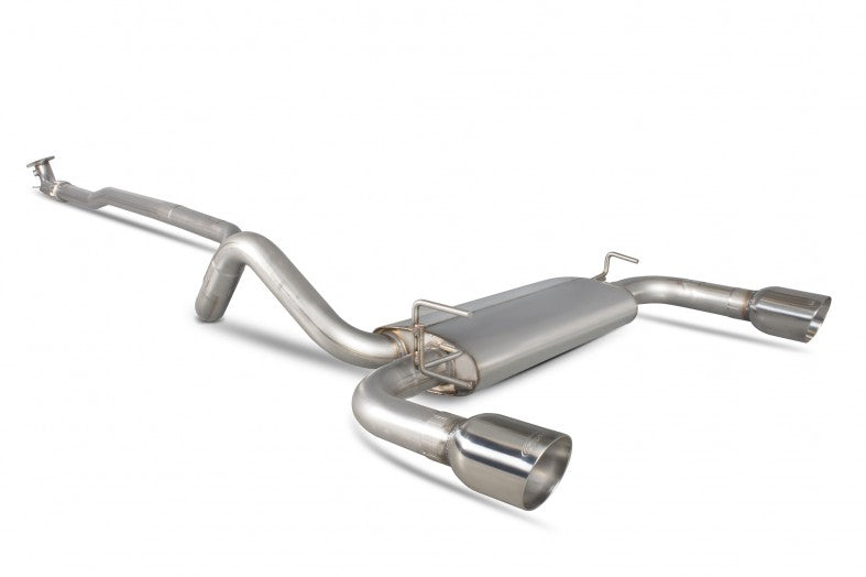 Scorpion Non Resonated Cat Back Exhaust Fiat 500/595/695 Abarth - SFT005 - V-Tech Australia | VW & Audi Performance Parts