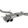 Scorpion SVWS054D- MK7.5 R -  Car Exhaust Cat-Back System (Non-Resonated) (Valved) Quad Daytona - V-Tech Australia | VW & Audi Performance Parts