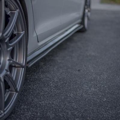 Flow Designs VW MK7.5 GOLF R SIDE SPLITTERS (PAIR) - V-Tech Australia | VW & Audi Performance Parts