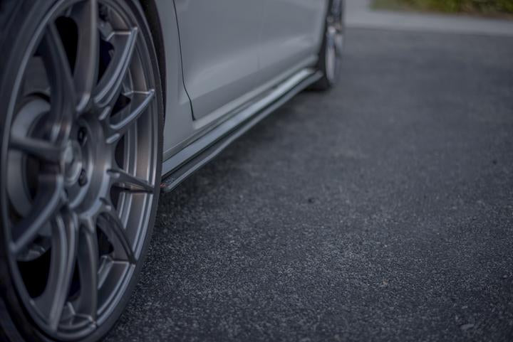 Flow Designs VW MK7.5 GOLF R SIDE SPLITTERS (PAIR) - V-Tech Australia | VW & Audi Performance Parts