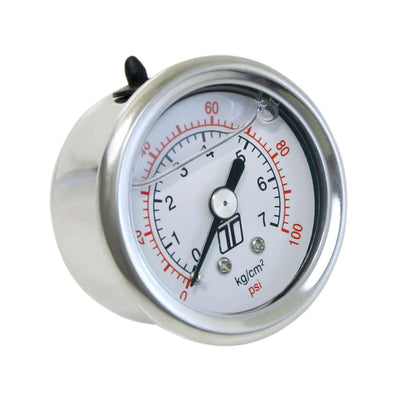 Turbosmart FPR Gauge 0-100psi - Liquid Filled - V-Tech Australia | VW & Audi Performance Parts