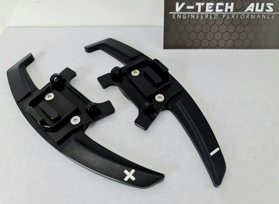 VTech Steering Wheel Paddle Shifter Extension For VW Golf 7/7.5 - Black