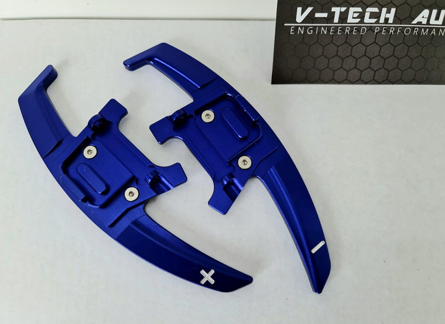 VTech Steering Wheel Paddle Shifter Extension For VW Golf 7/7.5 - Blue