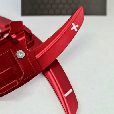 VTech Steering Wheel Paddle Shifter Extension For VW Golf 7/7.5 - Red