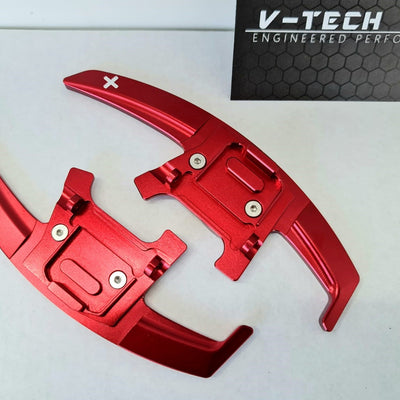 VTech Steering Wheel Paddle Shifter Extension For VW Golf 7/7.5 - Red